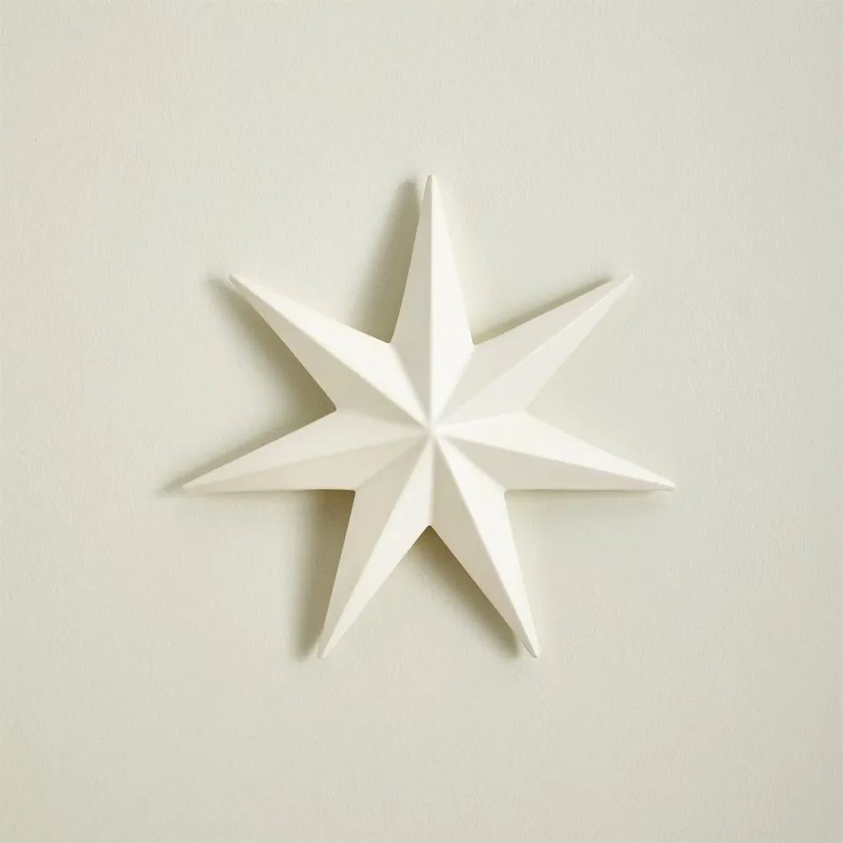 Stellar Wall Star Matte White Medium