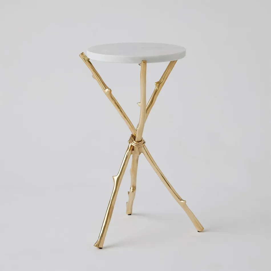 Thorn Table Brass