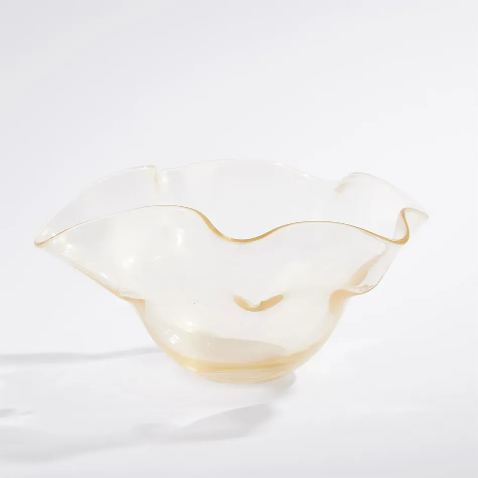 Organic Bowl Gold Leaf Short/Fat