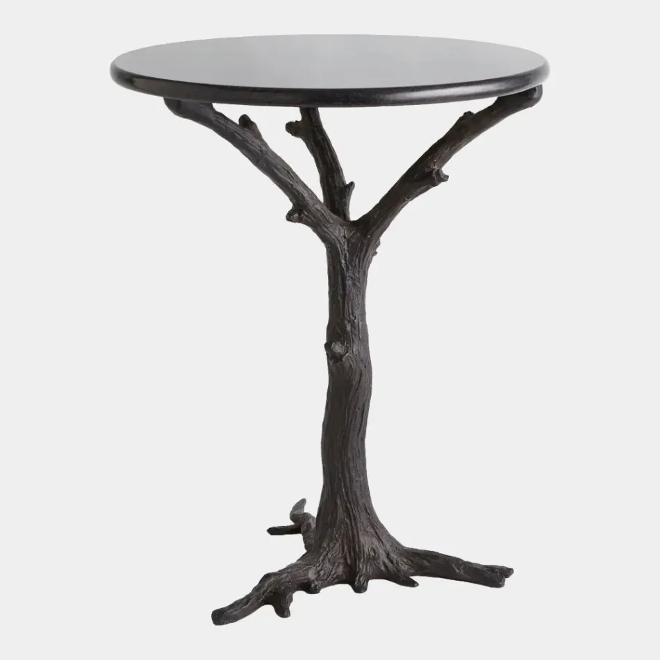 Faux Bois Side Table