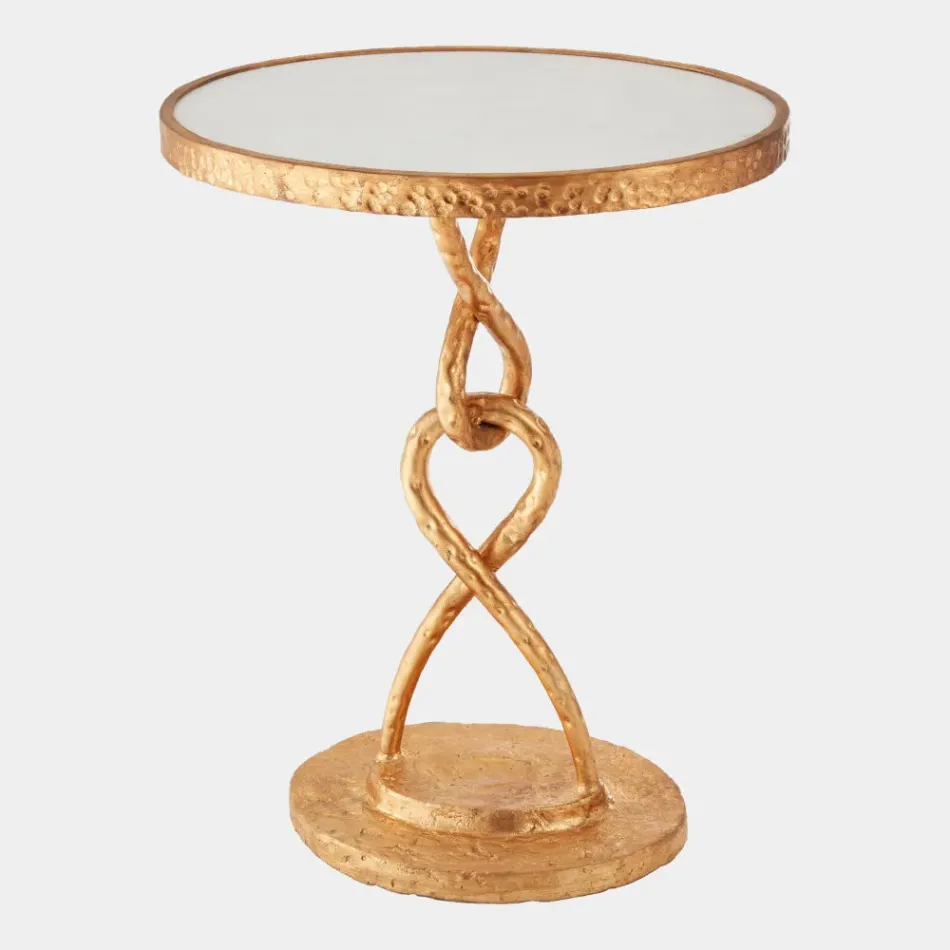 Loop De Loop Gold Leaf Table