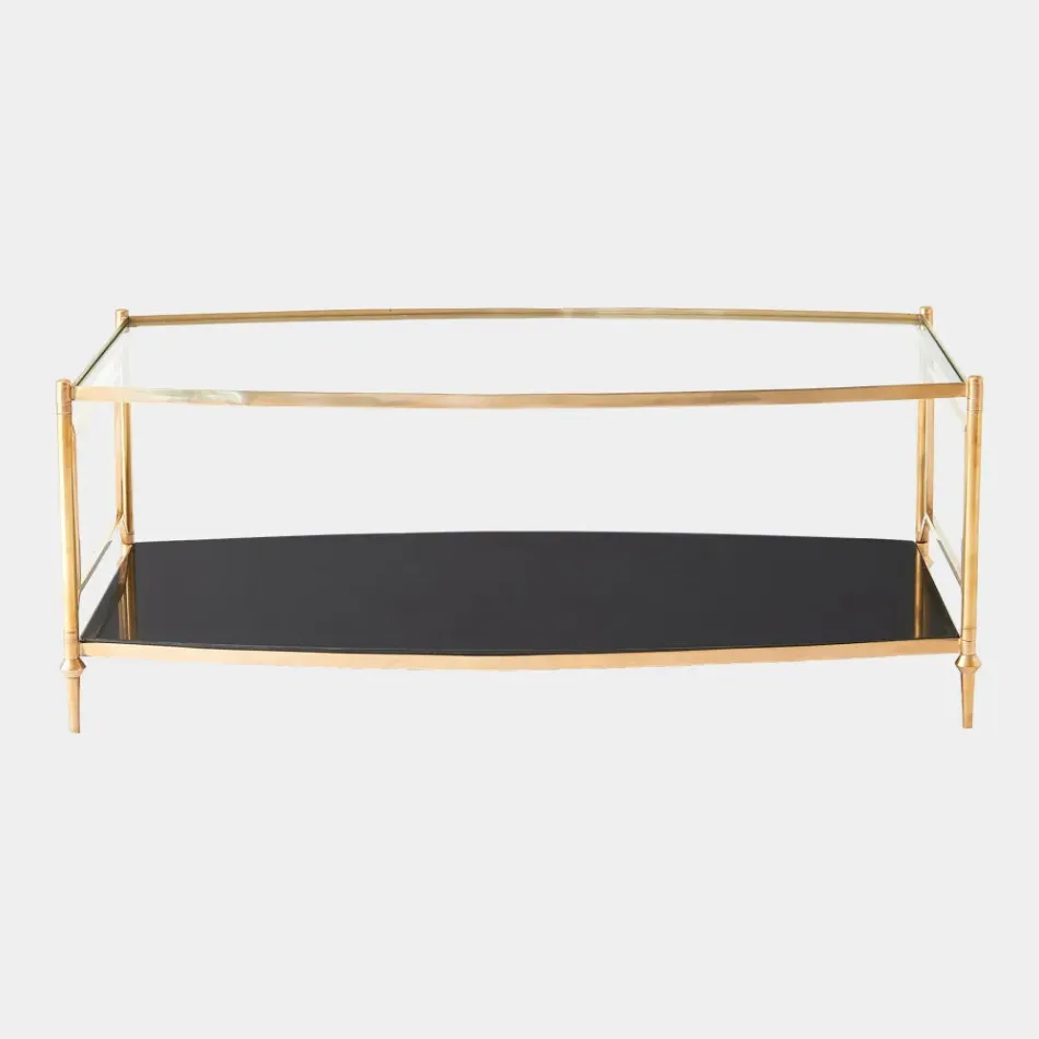 Camber Brass Cocktail Table