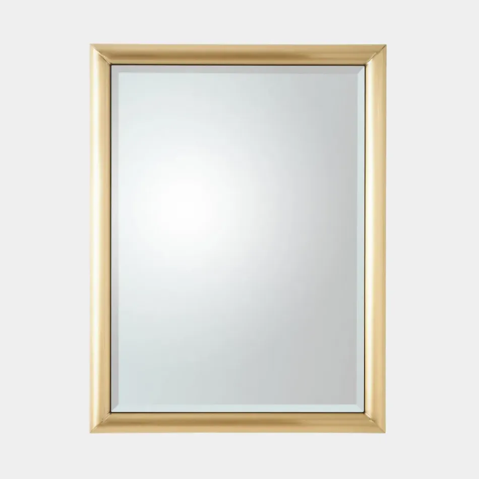 Bennett Brass Rectangular Mirror