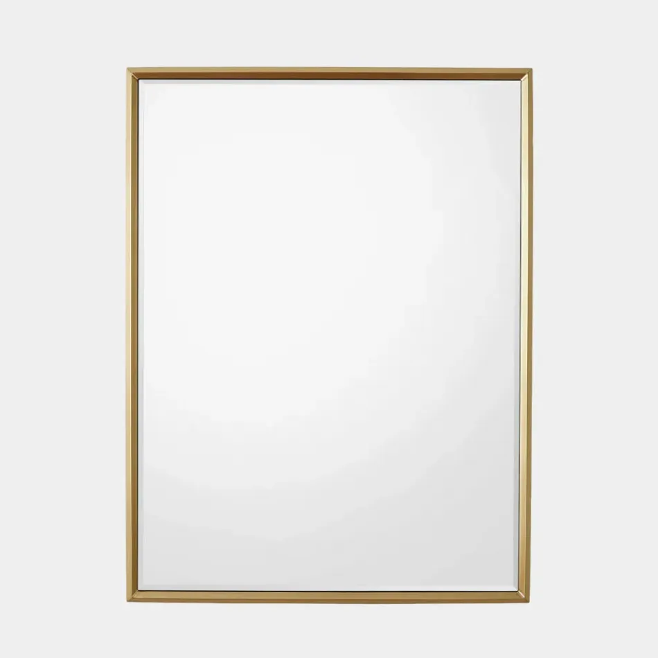 Reeves Brass Rectangular Mirror