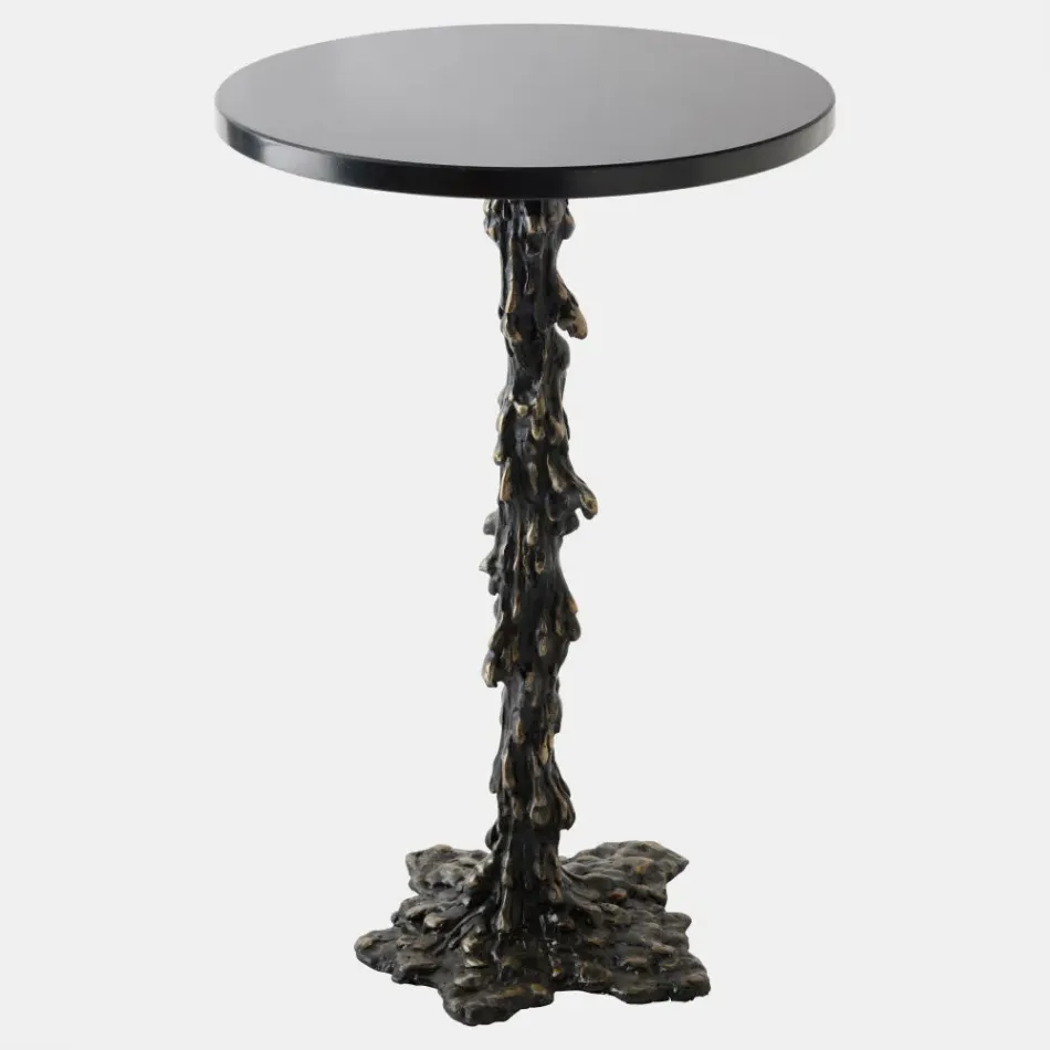 Melting Black Side Table