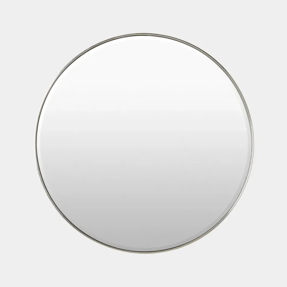 Vivid Clear Round Mirror