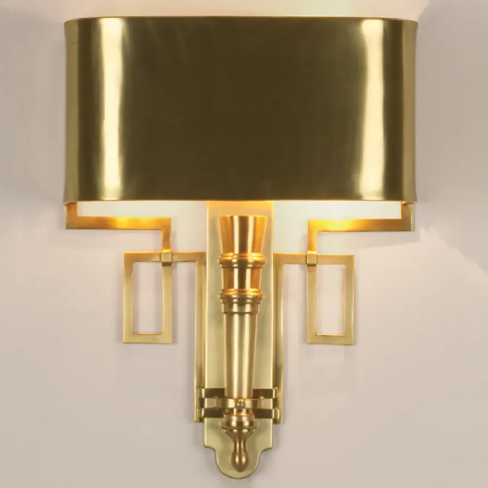 Torch Sconce Antique Brass HW