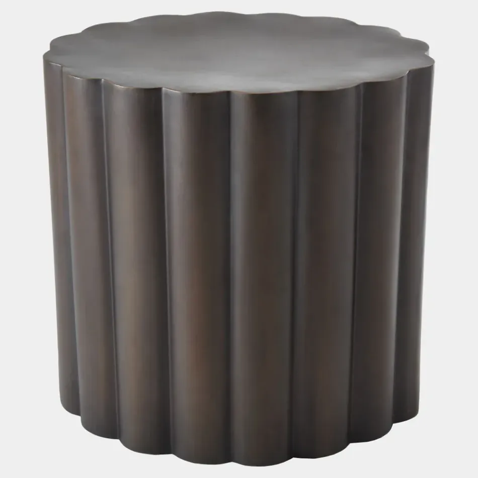 Ramone Antique Bronze Fluted Table