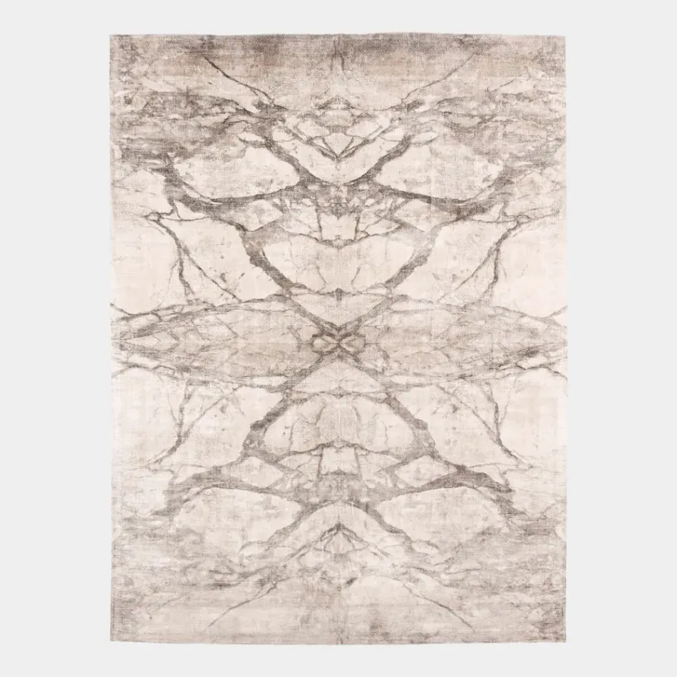 Echoform Neutrals Mirror Match Marble Rug 5' x 8'