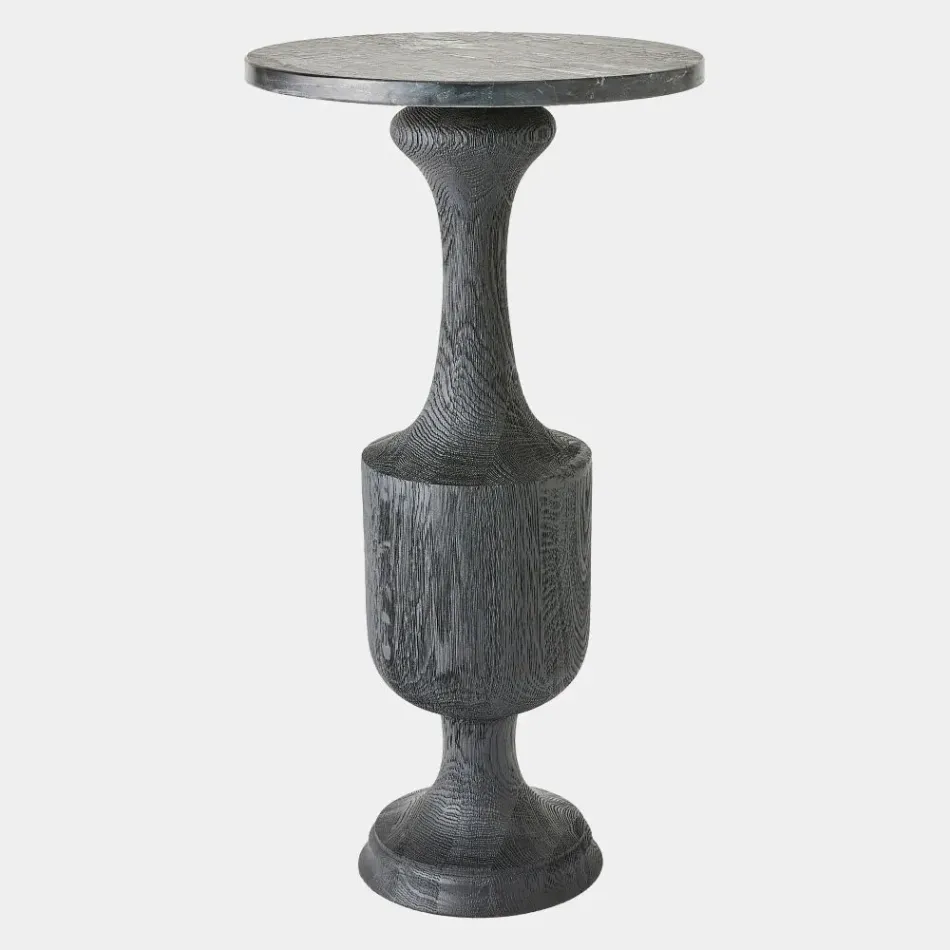 Vessel Black Side Table