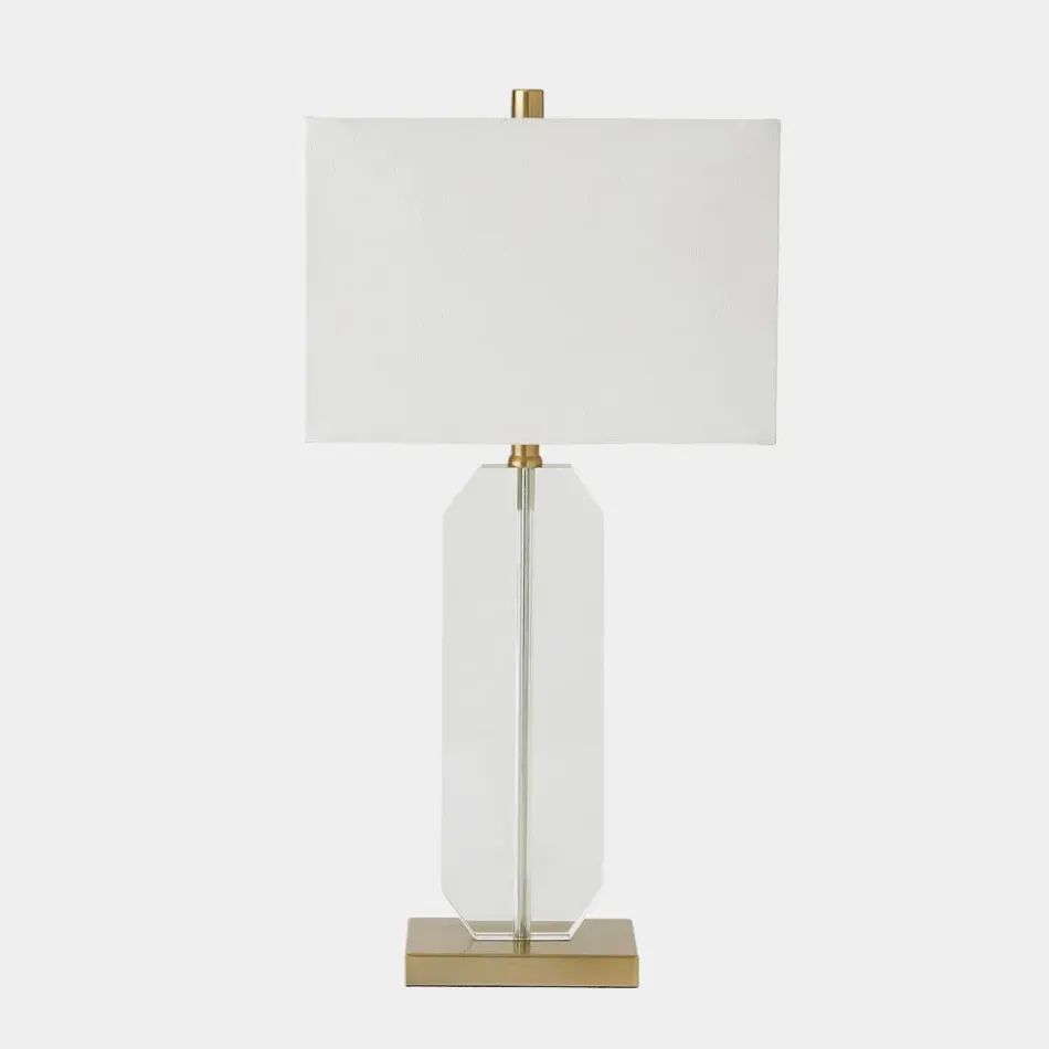 Emma Gold Crystal Table Lamp
