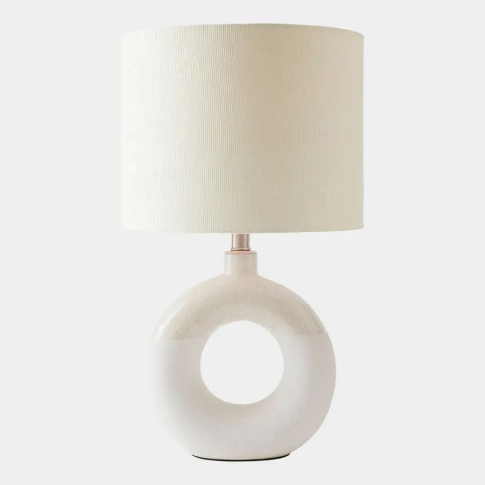 Open White Ring Lamp