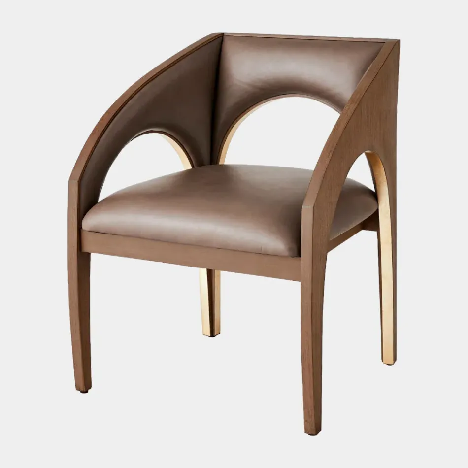 Arches Nutmeg/Champagne Dining Chair