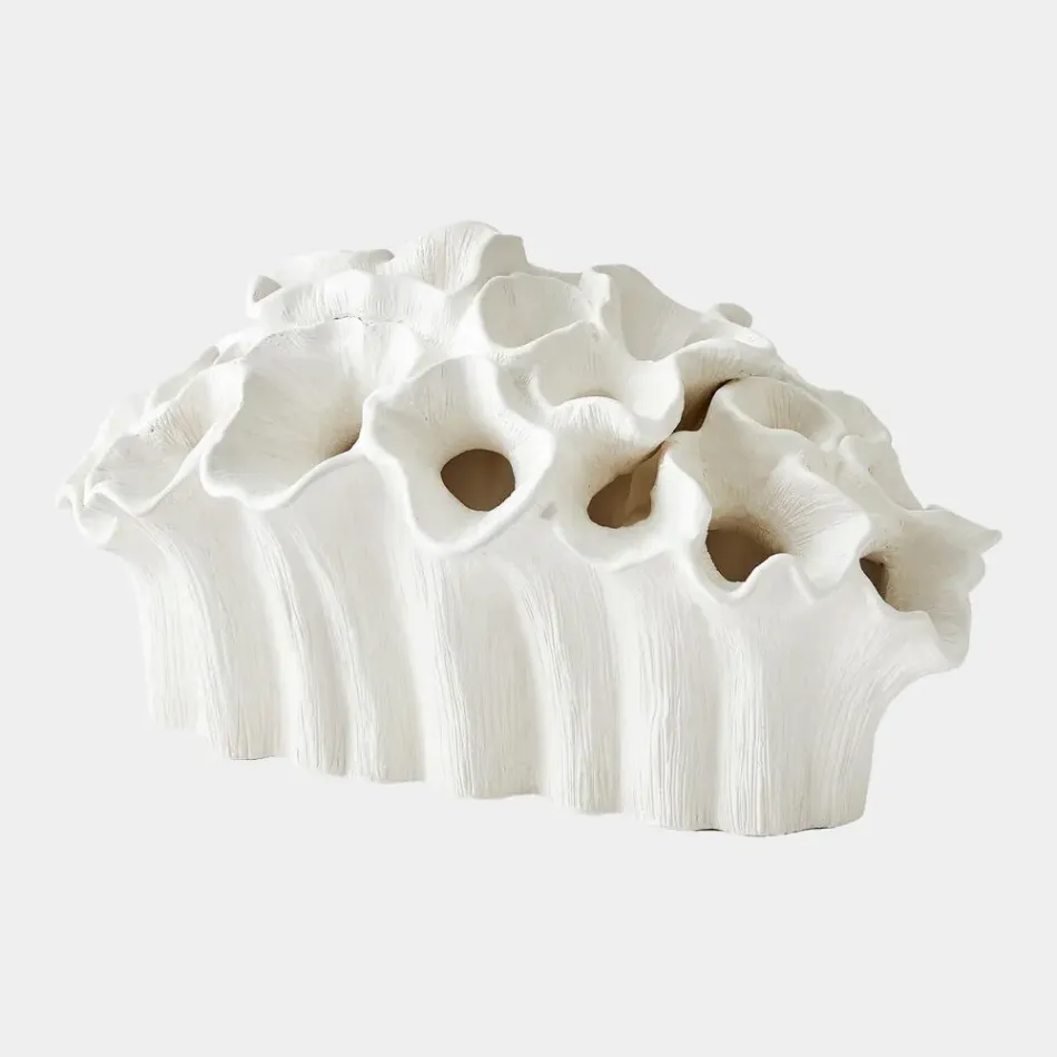 Flora Matte White Coral Bouquet