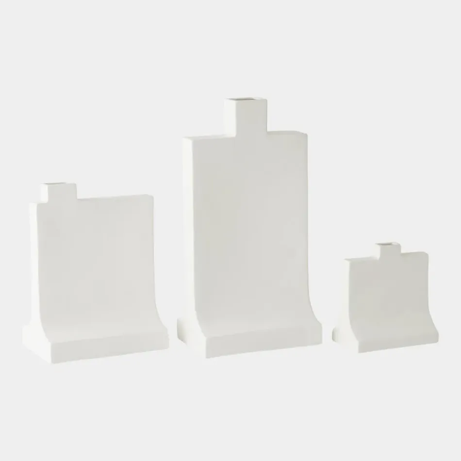 Icon Matte White Vase