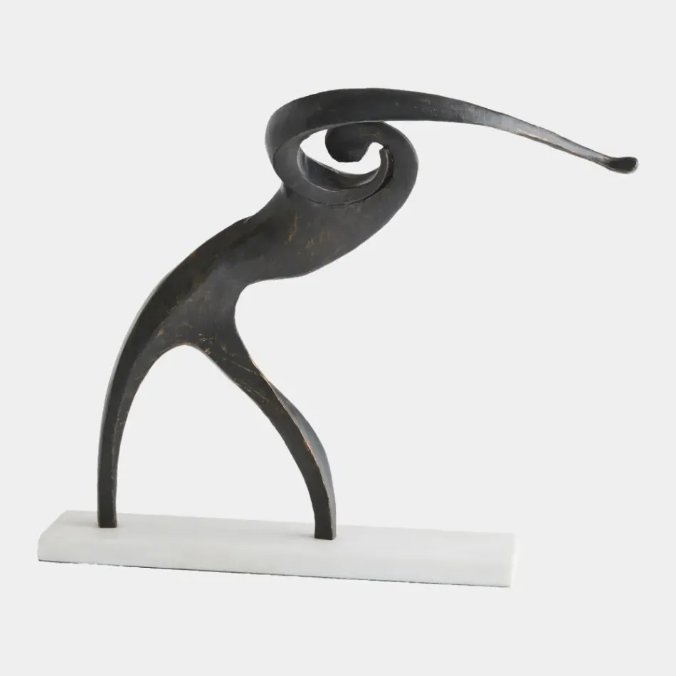 Backswing Abstract Bronze Sculpture