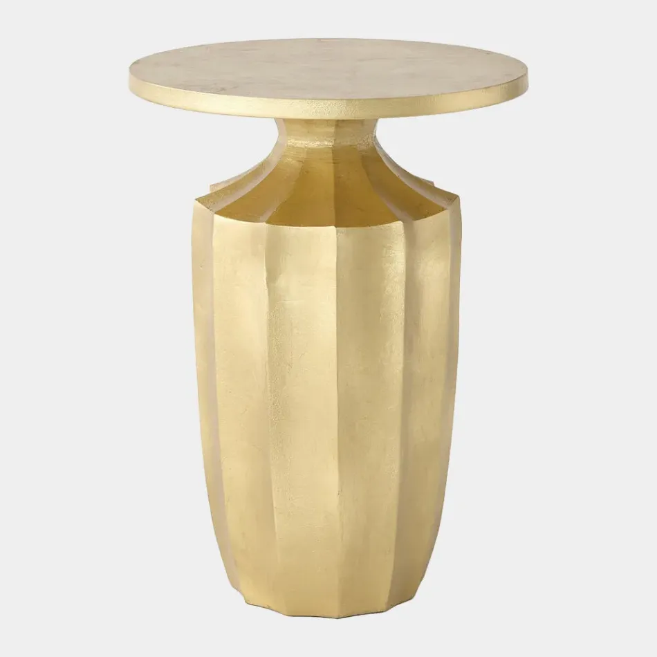 Flirt Gold Leaf Drink Table