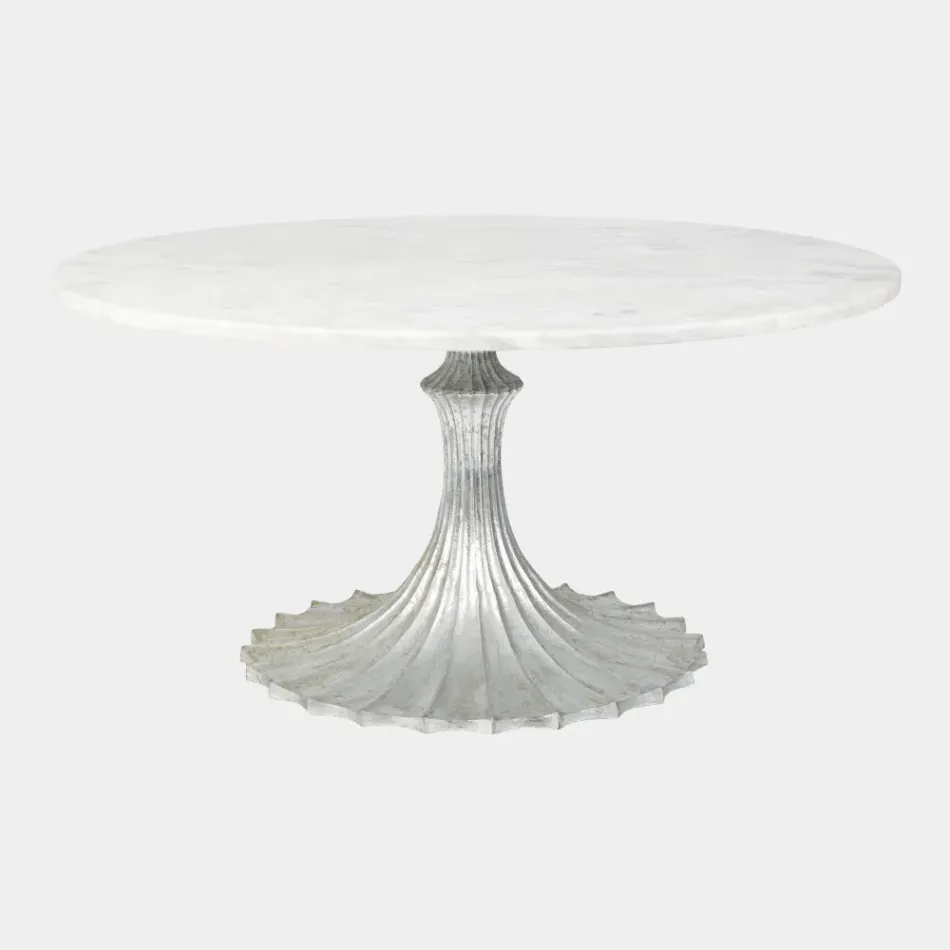 Landry Silver Base Flute Table