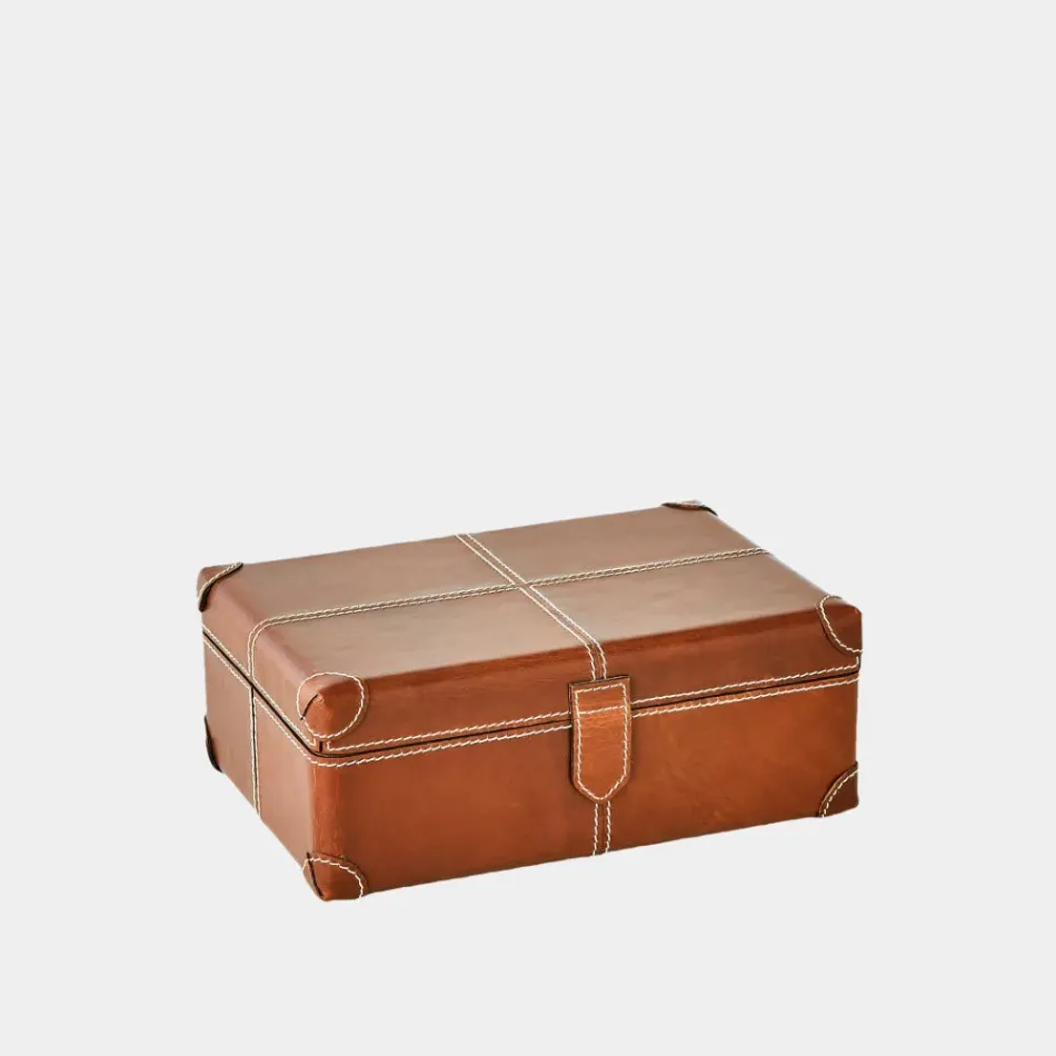 Emporium Home Saddle Tiburtina Box 5"H x 9"W x 12"D
