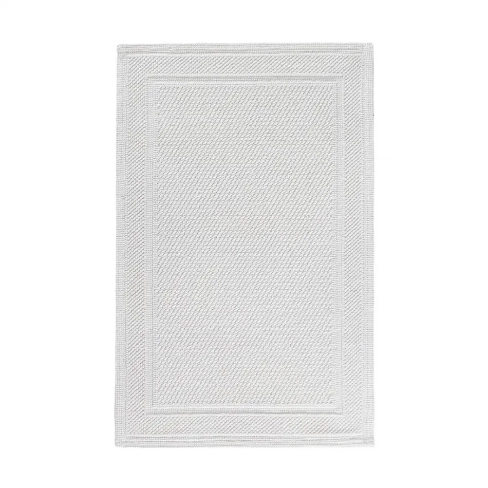 Bee Waffle Area Rugs White