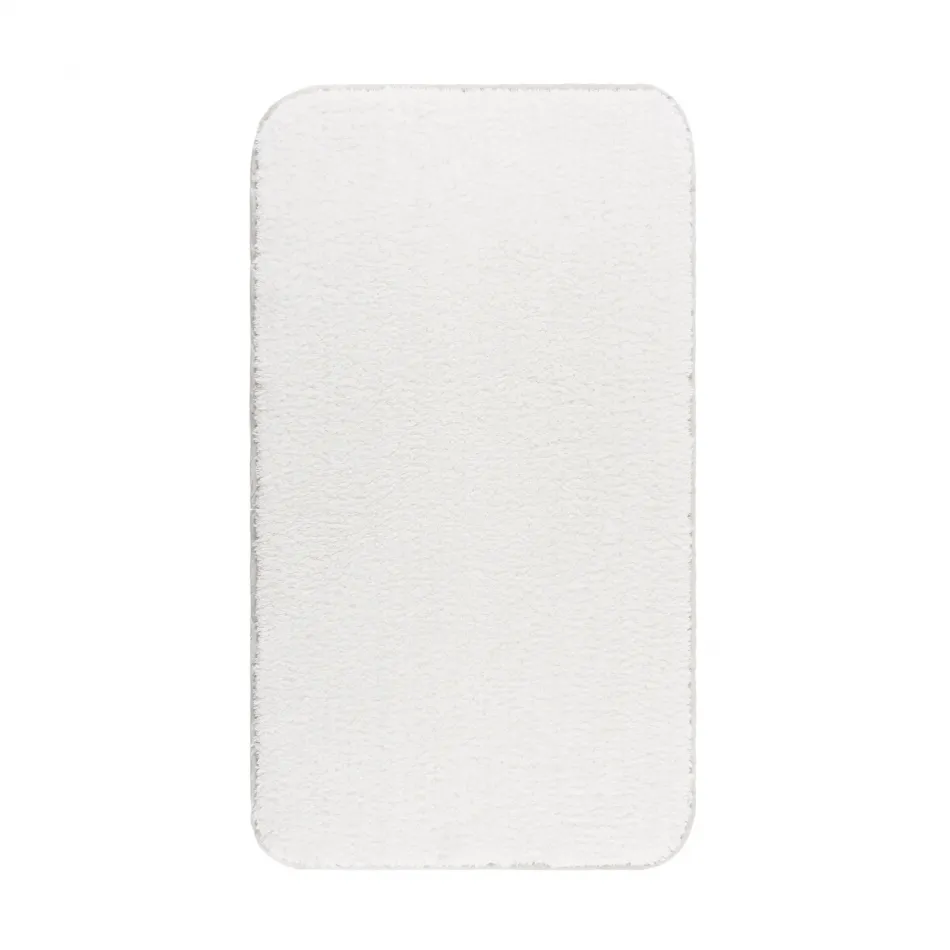 Linen Snow Bath Rug