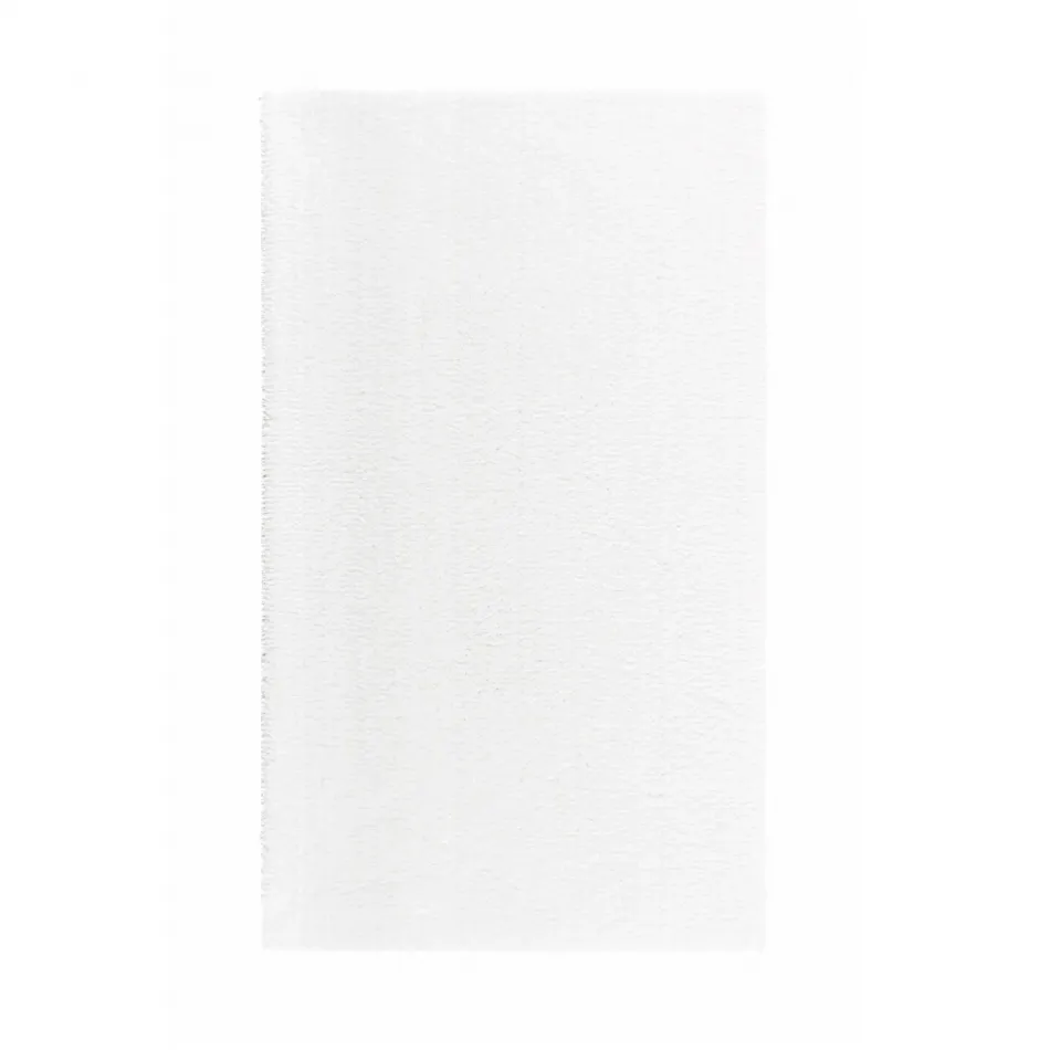 Egoist Velour White Bath Rug