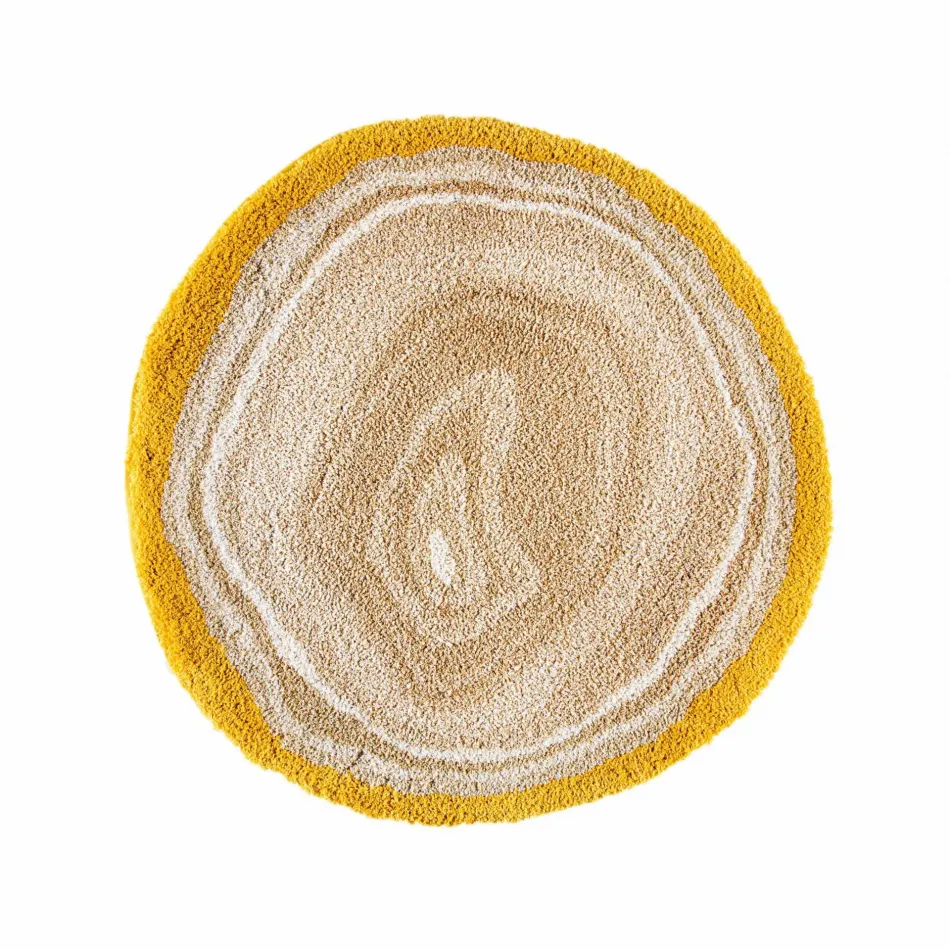 Gold Agate Multicolor Bath Rug