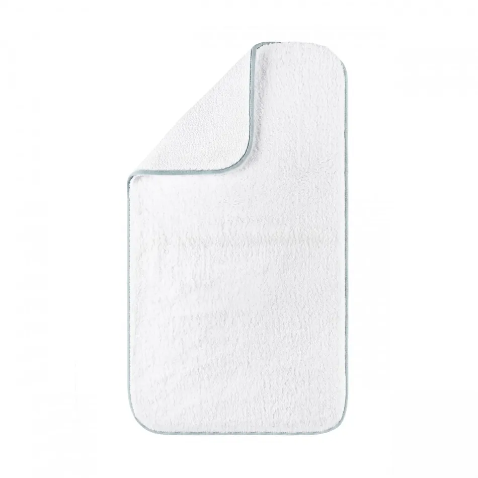 Portobello White/Sea Mist Bath Rug 24" x 39''