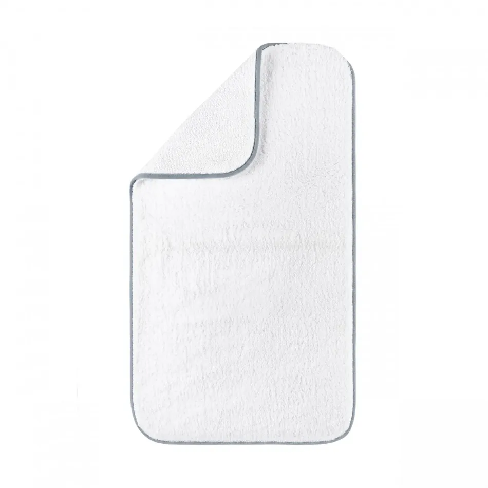 Portobello White/French Blue Bath Rug