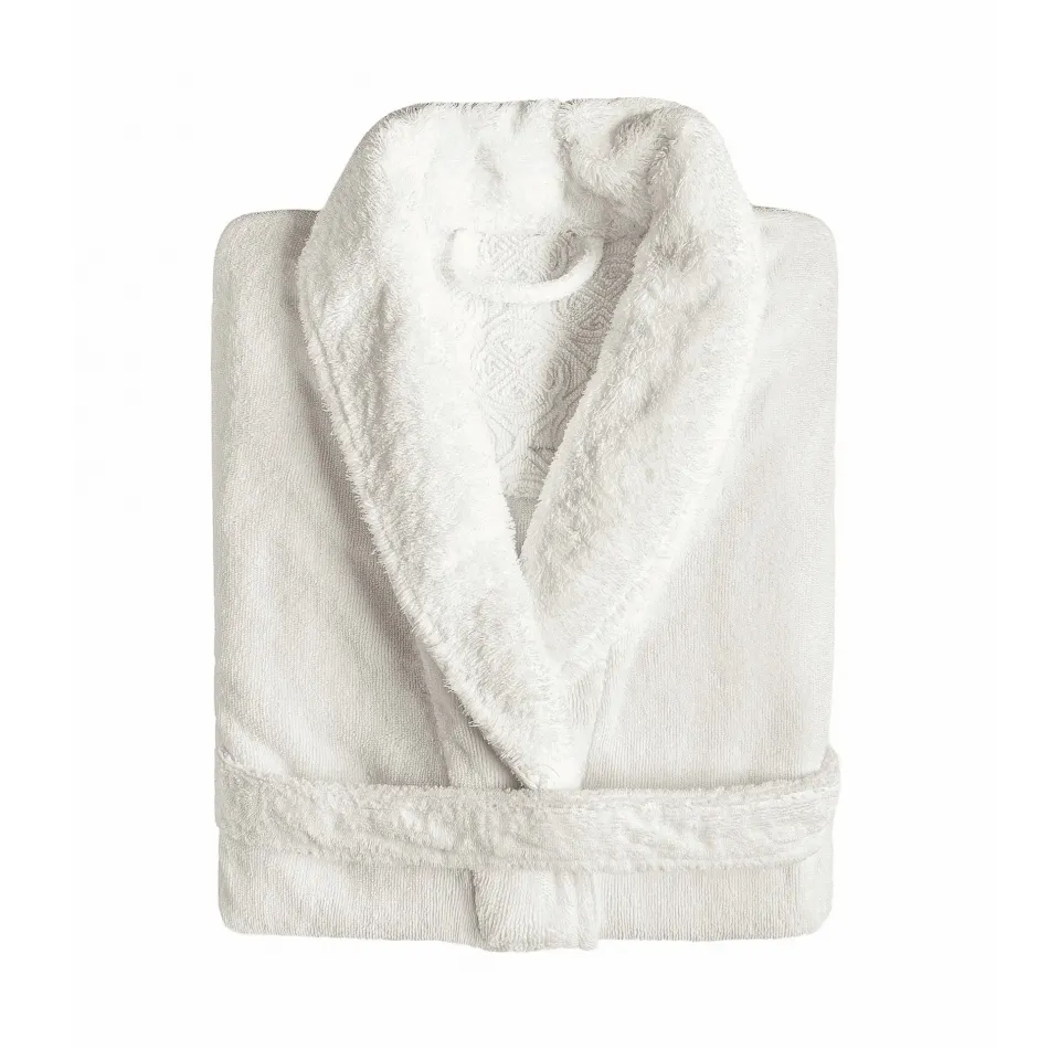 Egoist Snow Bathrobe Shawl Collar