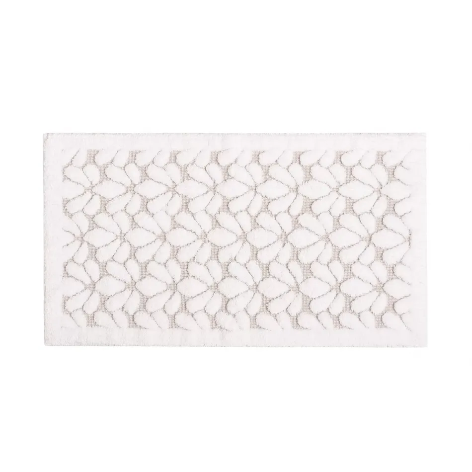 Grace White Bath Rug