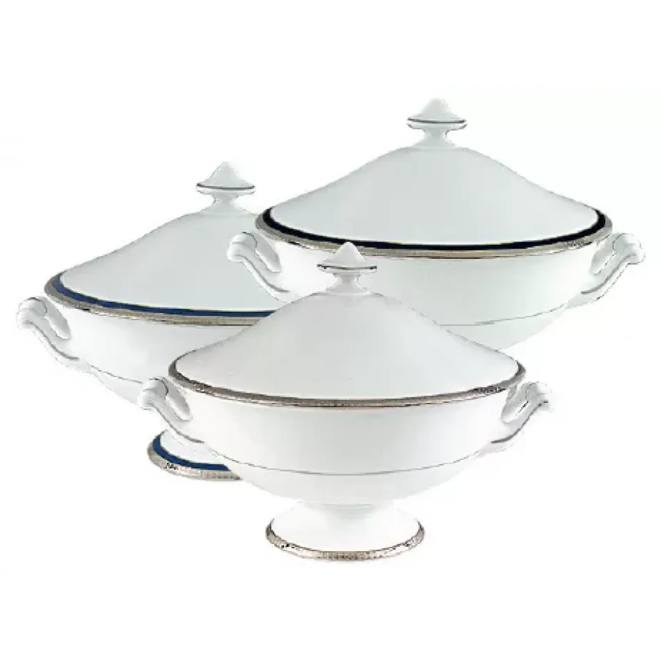 Symphonie Blue/Gold Soup Tureen 25.5 Cm 200 Cl