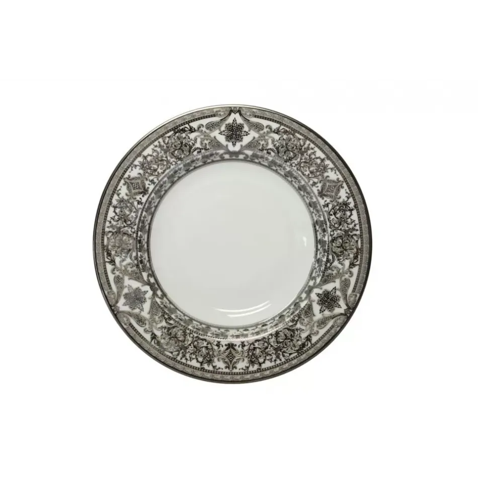 Matignon White/Platinum Rim Soup Plate 23.5 Cm 17 Cl (Special Order)