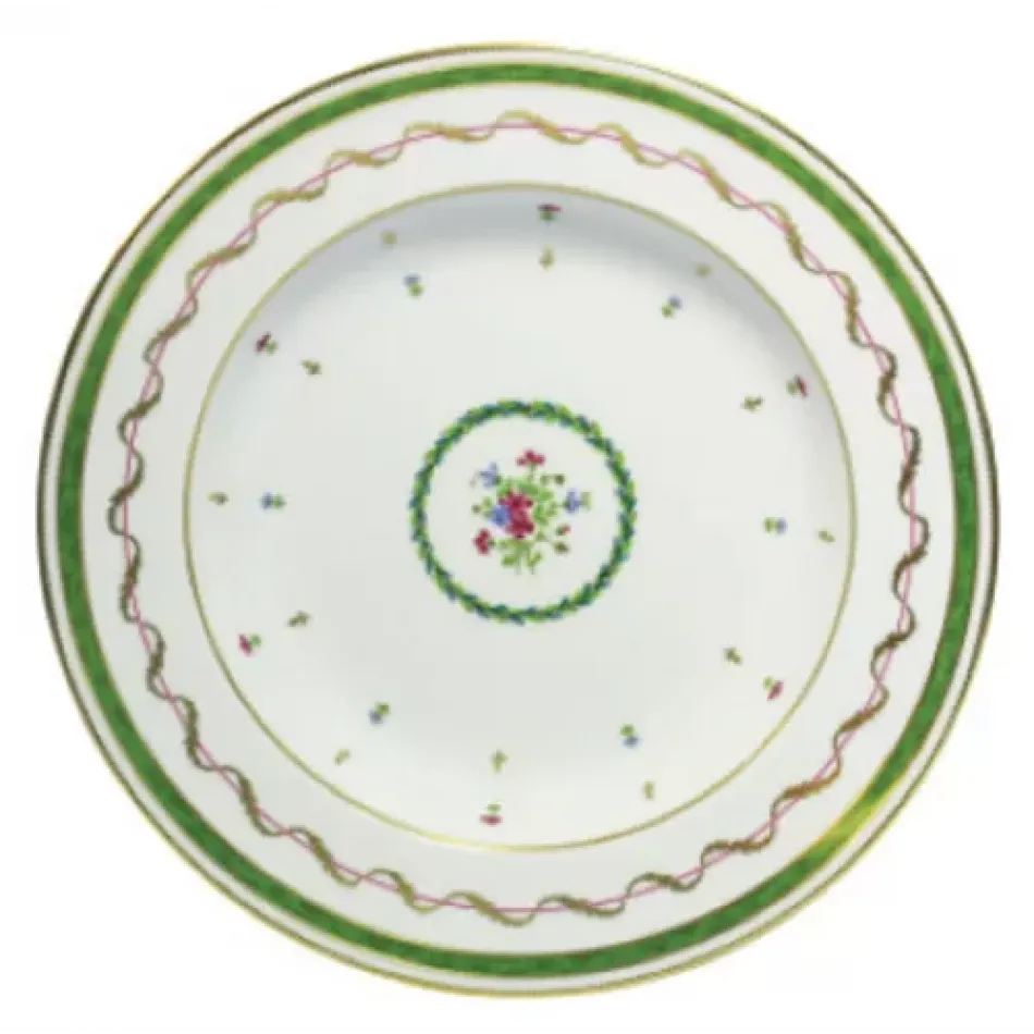 Vieux Paris Vert Green Deep Platter 31.5 Cm 55 Cl (Special Order)