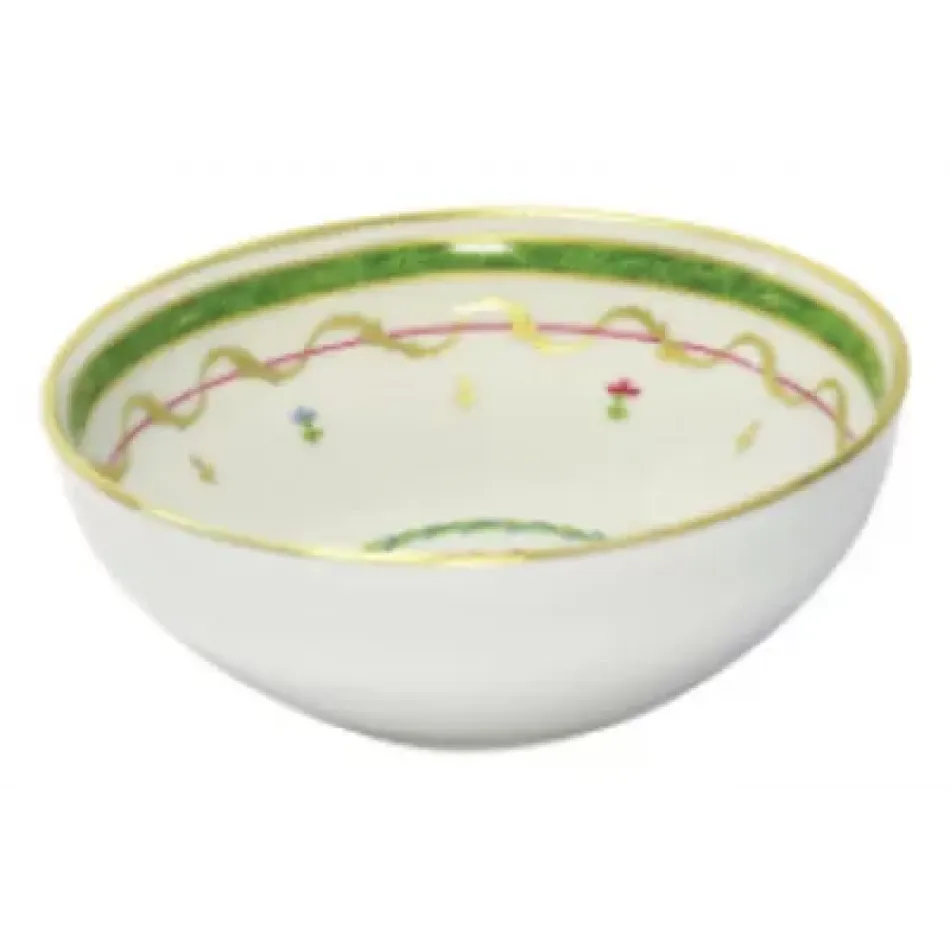 Vieux Paris Vert Green Individual Salad Bowl 16 Cm 40 Cl (Special Order)