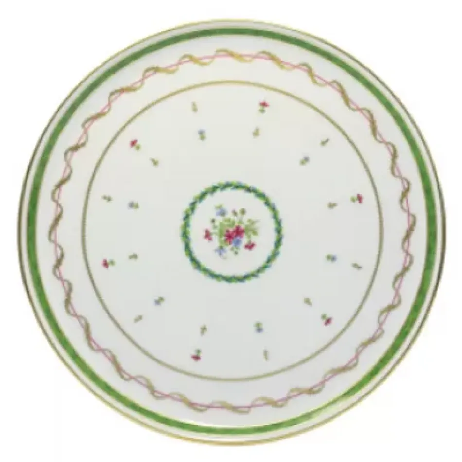 Vieux Paris Vert Green Tart Platter 31.5 Cm (Special Order)