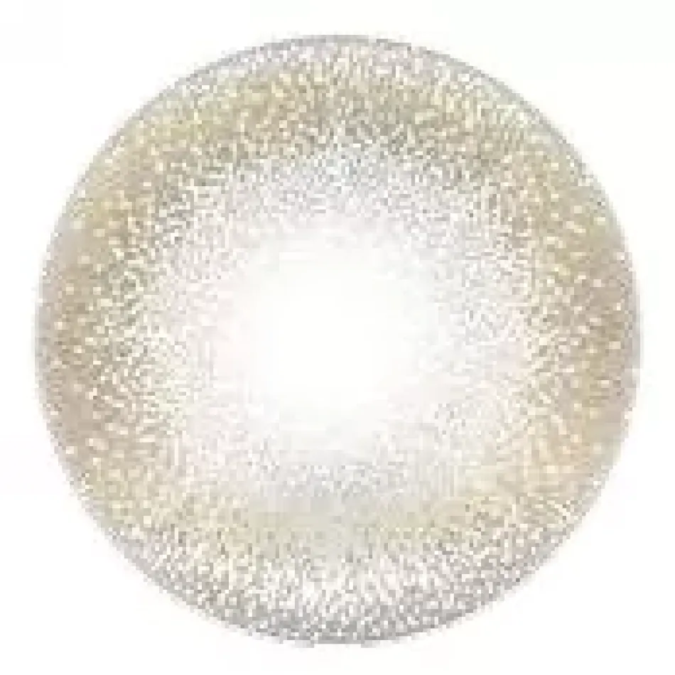 Souffle D'Or Charger/Presentation Plate Grey/Gold 32 Cm