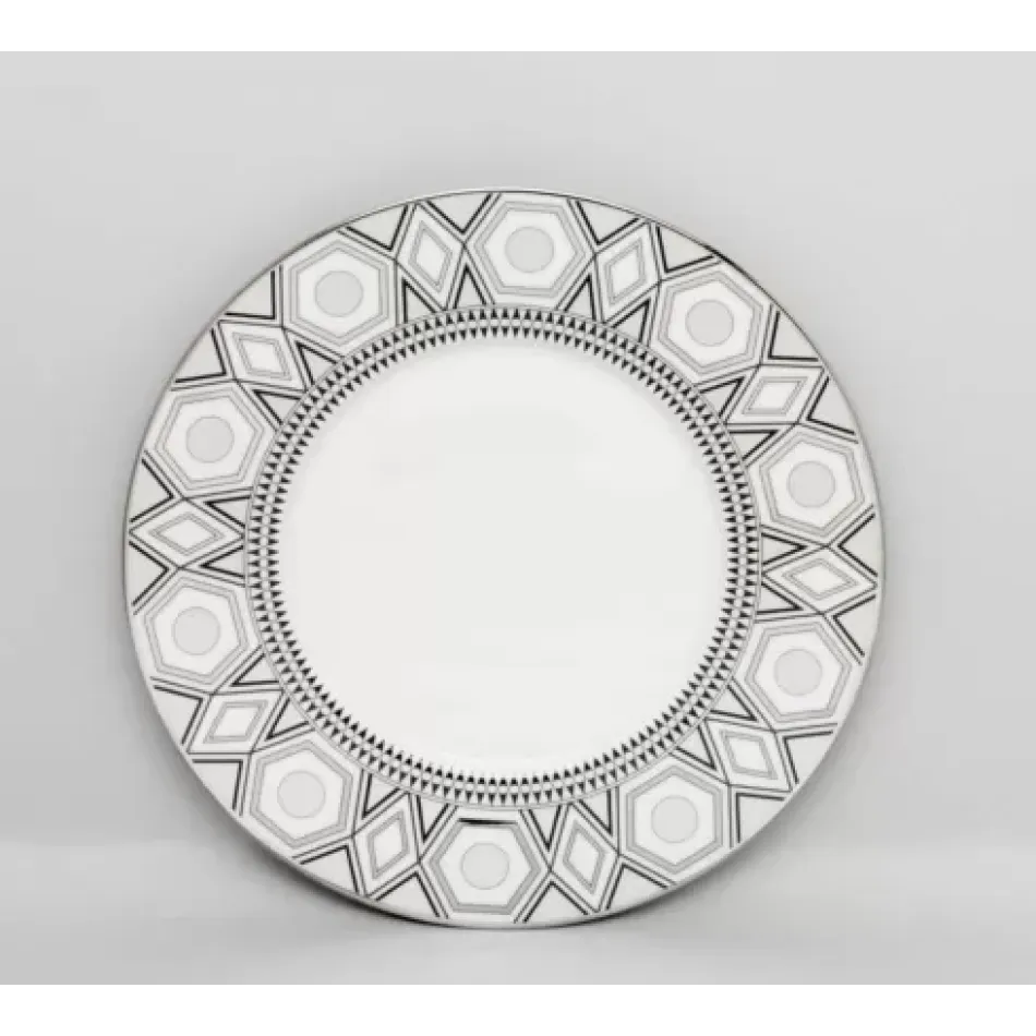 Martyn Lawrence Bullard Hollywood Grey/Platinum Dessert Plate 24.4 Cm