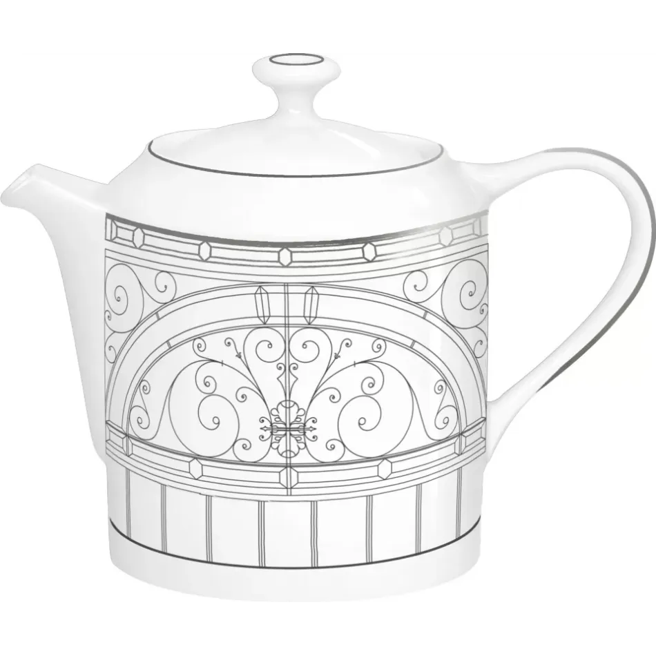 Belle Epoque Grey/Platinum Teapot 50 Cl (Special Order)