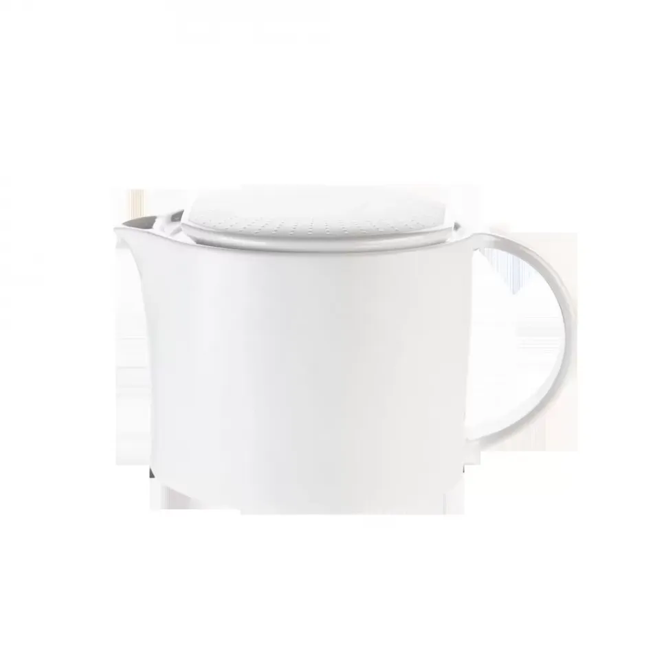 La Rosee White Teapot 50 Cl