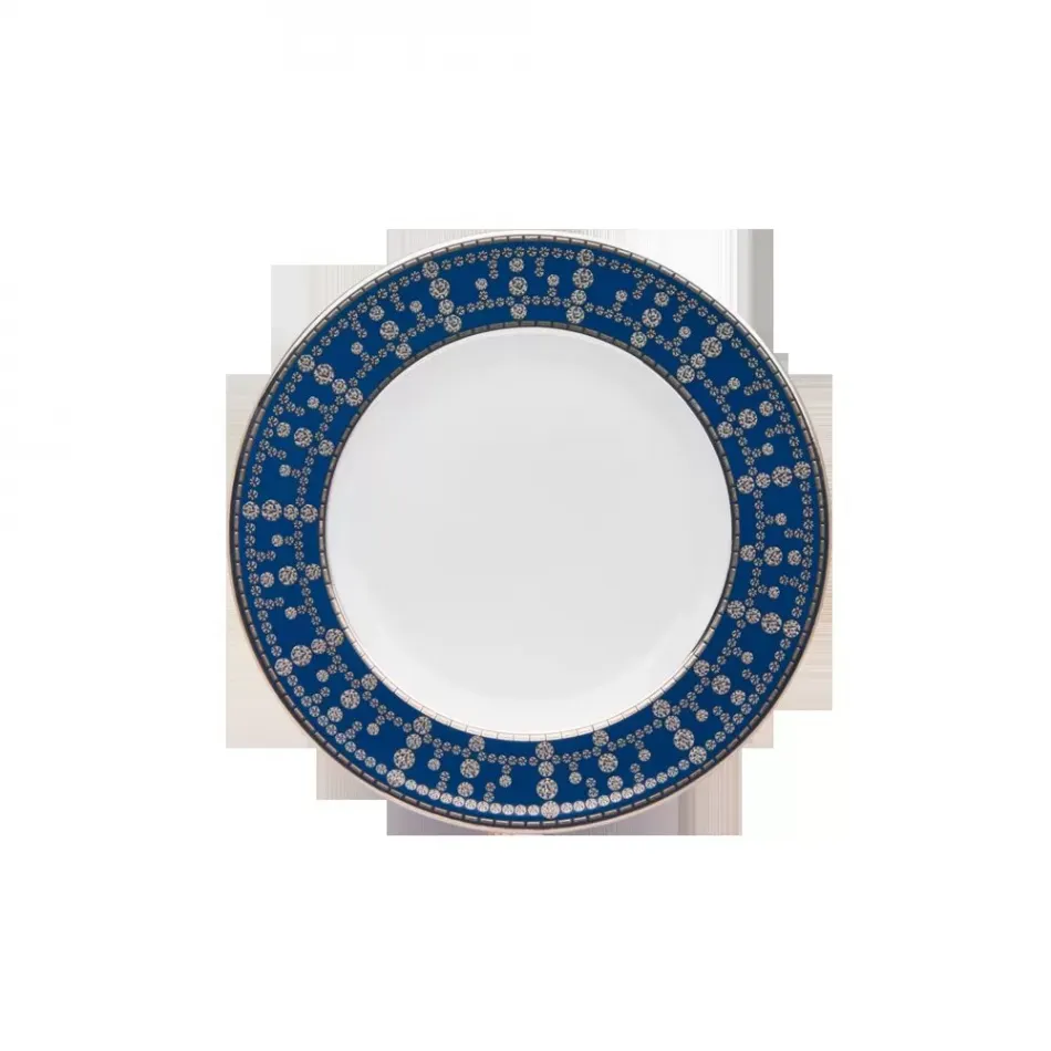 Tiara Prussian Blue/Platinum Bread And Butter Plate 16.2 Cm (Special Order)