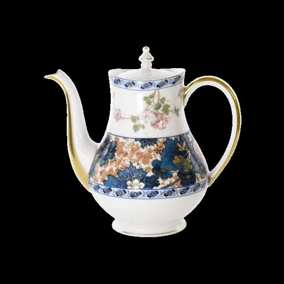 Dammouse Blue/Gold Coffee Pot