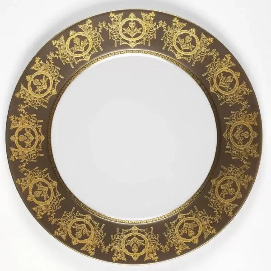 Ritz Imperial Bronze/Gold Rim Soup Plate 23.5 Cm 17 Cl (Special Order)