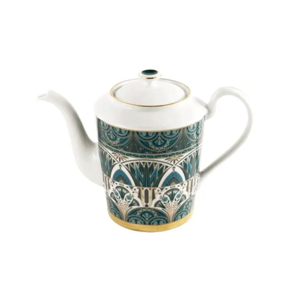 Rêves Du Nil Vert Or Teapot