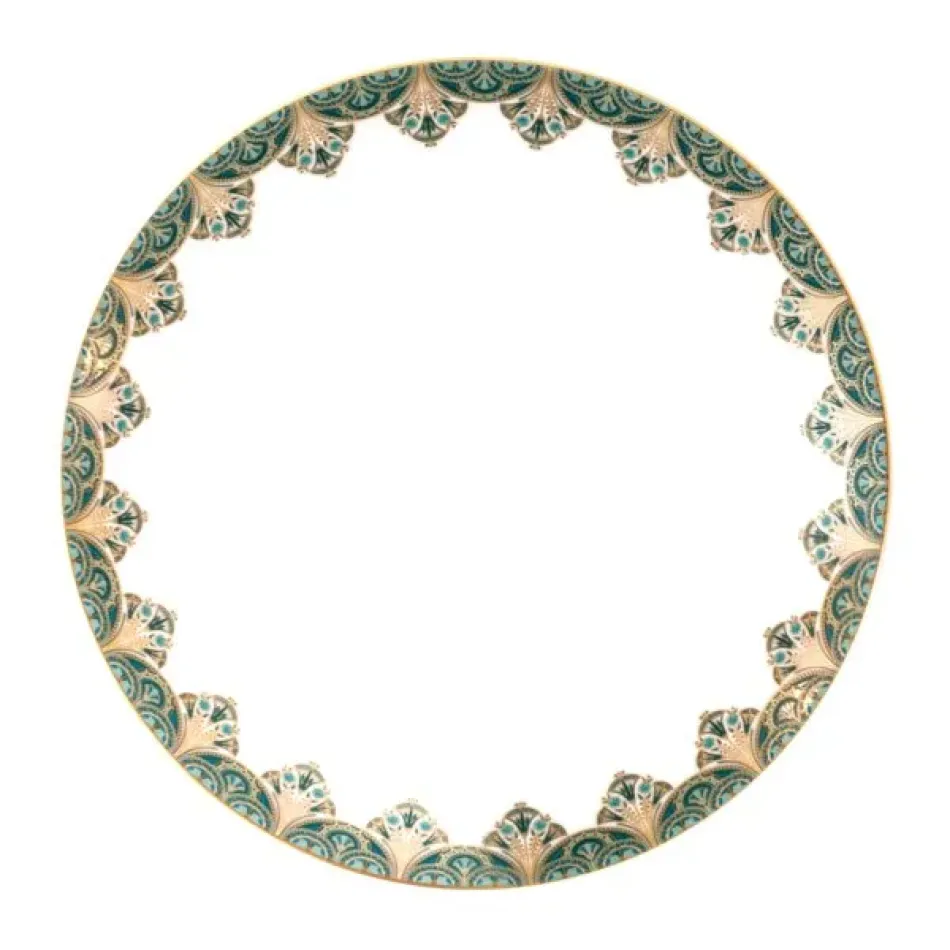 Rêves Du Nil Vert Or Dinner Plate