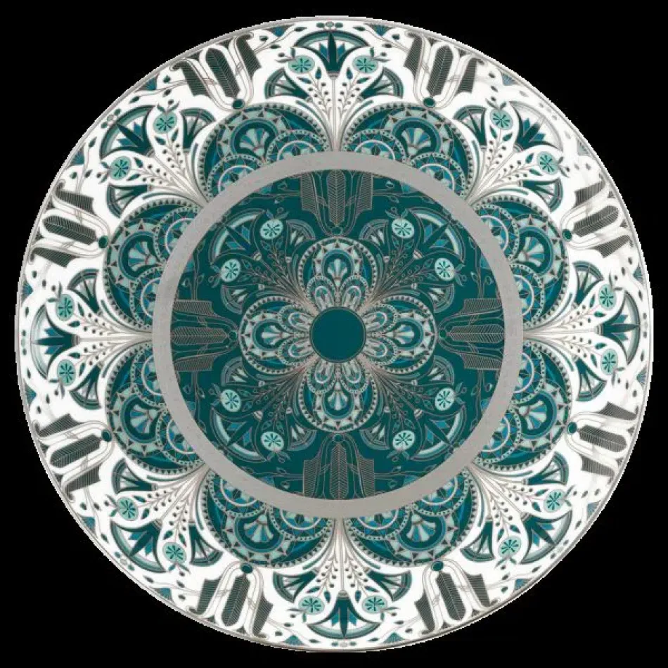 Reves Du Nil Green/Platinum Tart Platter