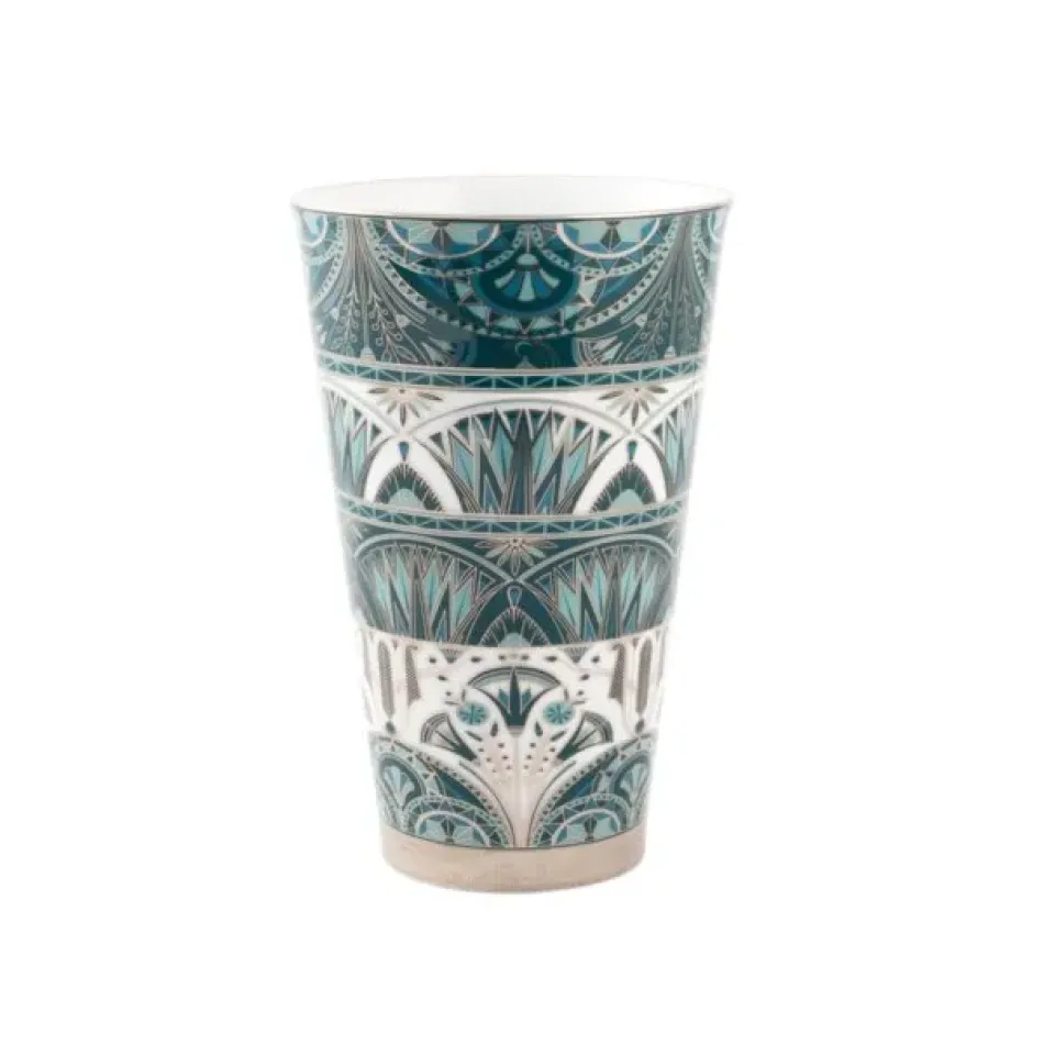 Rêves Du Nil Vert Platine Vase Large