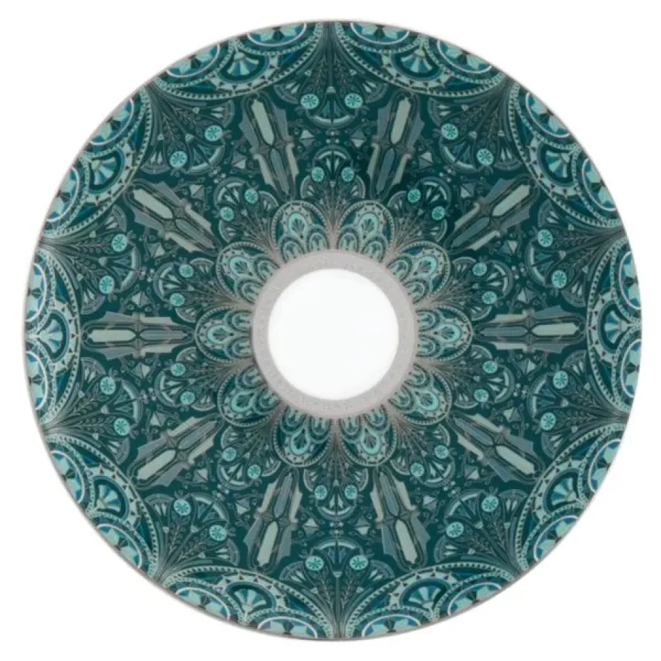 Rêves Du Nil Vert Platine Service Plate