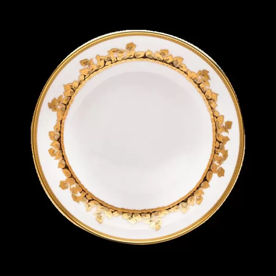 Feuille D'Or White/Gold Rimless Soup Plate 19 Cm 32 Cl (Special Order)