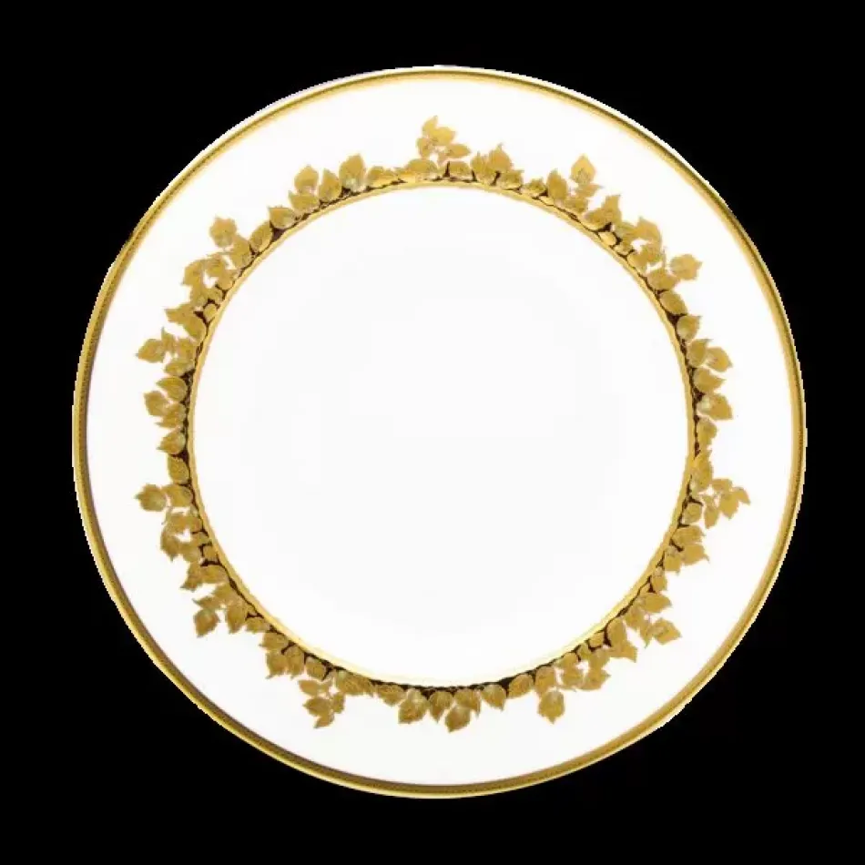 Feuille D'Or White/Gold Tart Platter 31.5 Cm (Special Order)